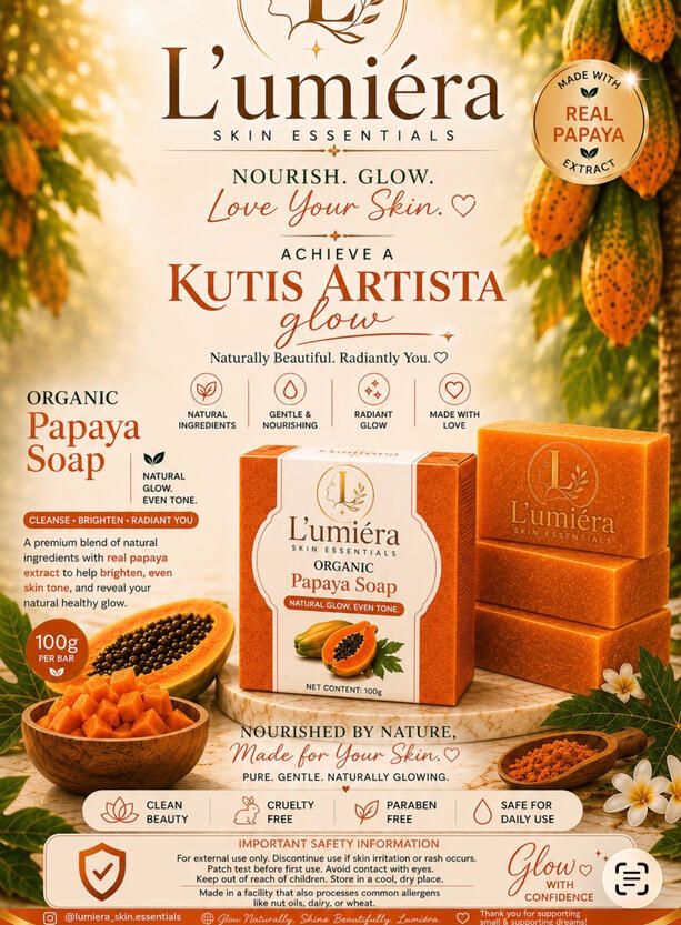 Organic papaya soap Organic papaya soap