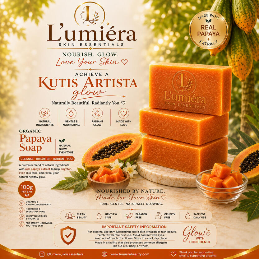 Organic papaya soap