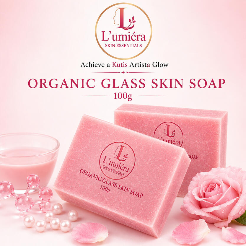 ORGANIC GLASS SKIN ESSENTIAL OIL SOAP ORGANIC GLASS SKIN ESSENTIAL OIL SOAP
