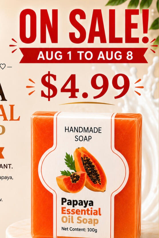 Organic Papaya Essential Oil Soap Organic Papaya Essential Oil Soap