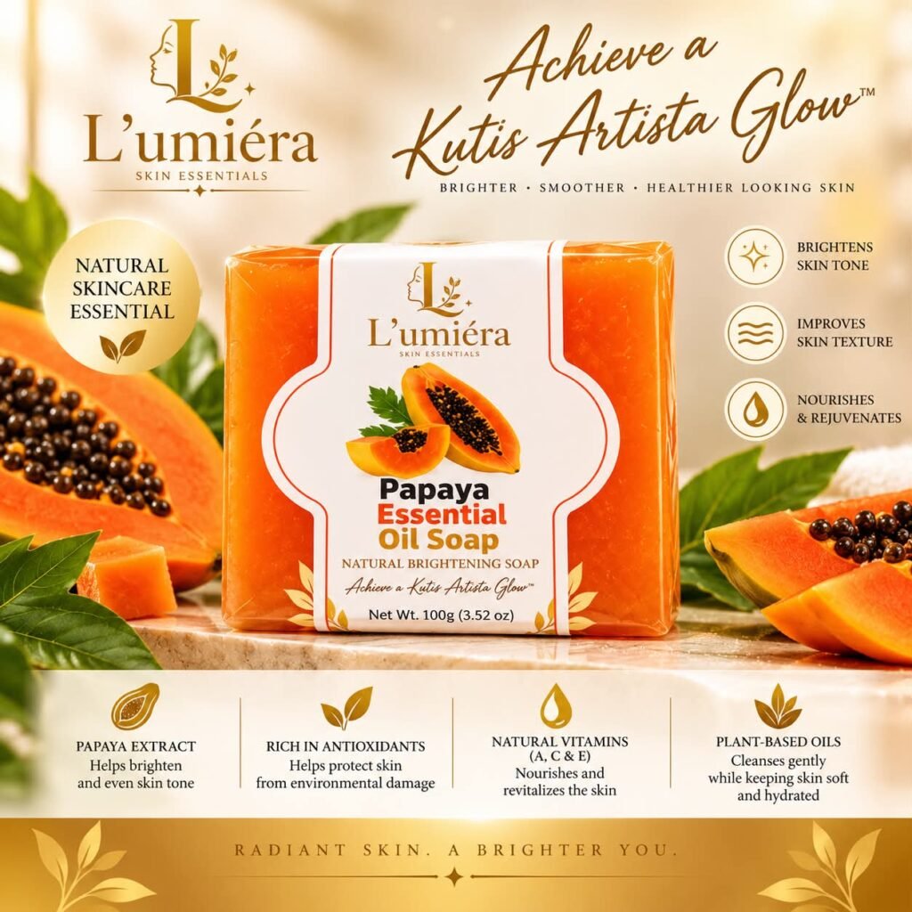 Papaya Essential Oil Soap 100g